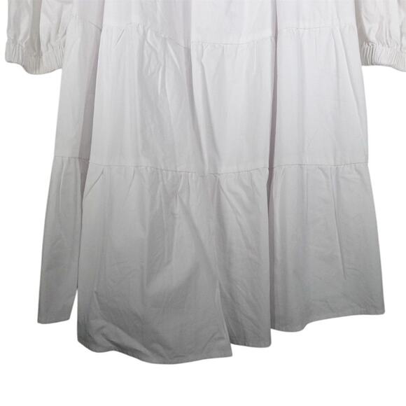 EUC Tuckernuck Pomander Place Halile Dress XS White 3/4 Sleeve Mini Dress 2571-Q - Picture 7 of 12